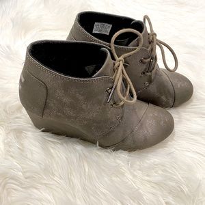 TOMS Wedge Booties